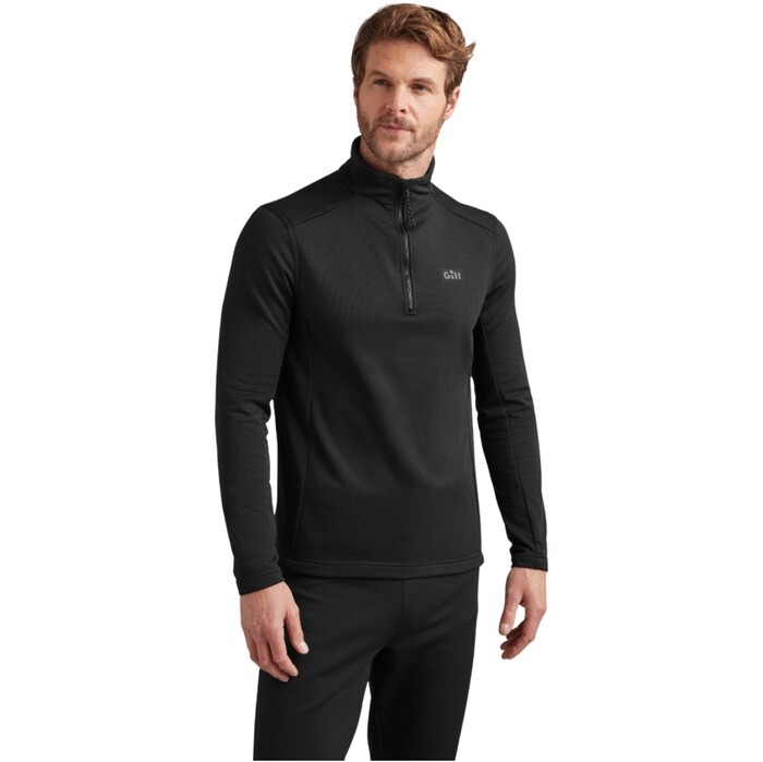 2024 Gill Mens 1/4 Zip Top 1085 - Black